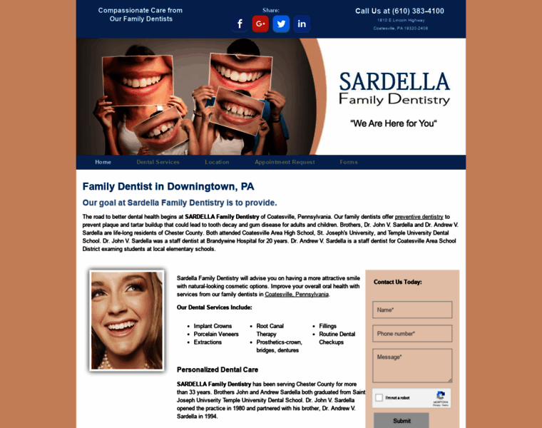 Sardellafamilydentistry.com thumbnail