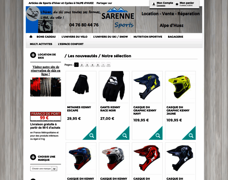 Sarenne-sports-boutique.com thumbnail