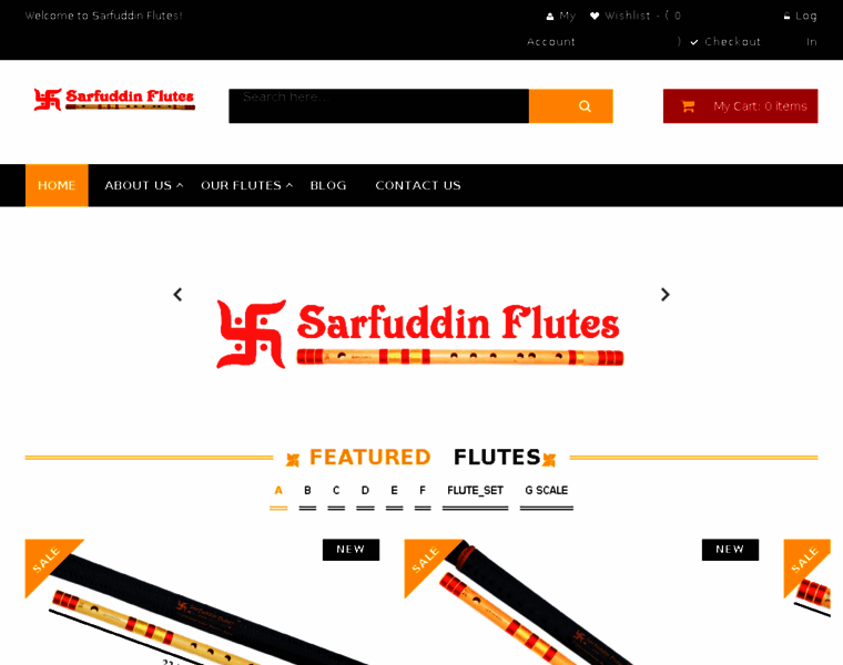 Sarfuddinflute.com thumbnail