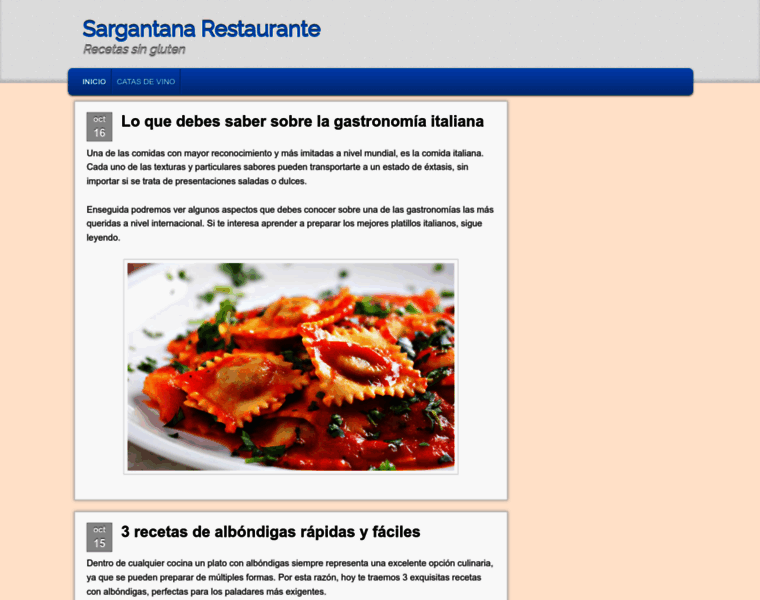 Sargantanarestaurant.com thumbnail