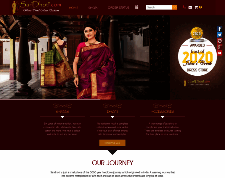 Saridhoti.com thumbnail