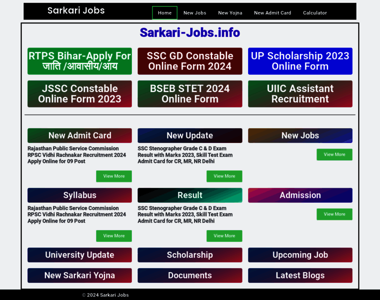 Sarkari-jobs.info thumbnail