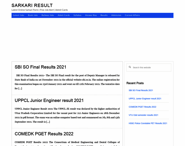Sarkari-result.co.in thumbnail