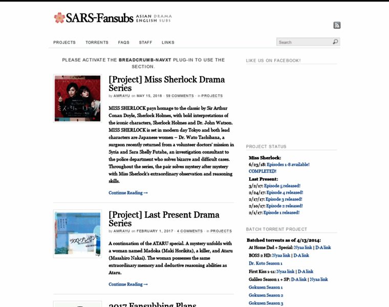 Sars-fansubs.com thumbnail