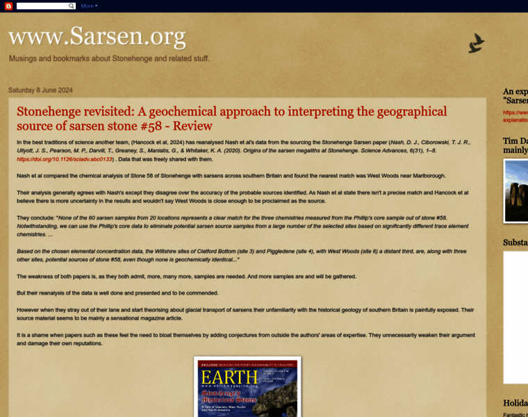 Sarsen.org thumbnail
