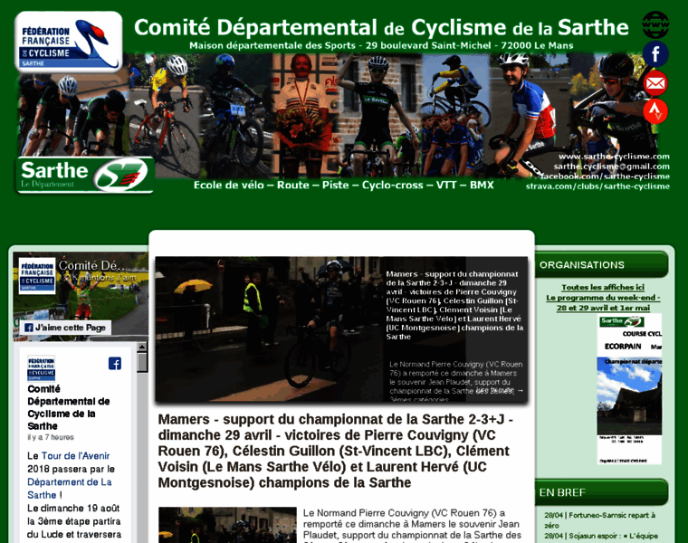 Sarthe-cyclisme.com thumbnail
