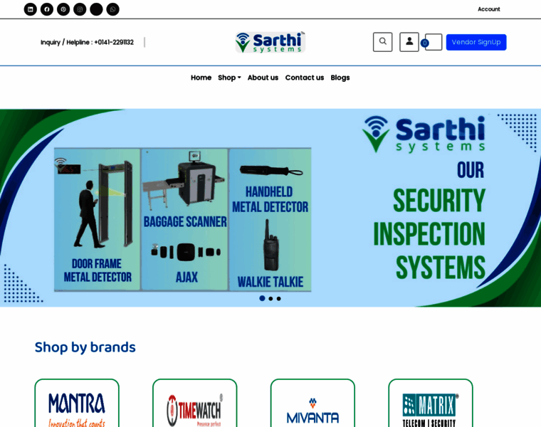 Sarthisystems.com thumbnail