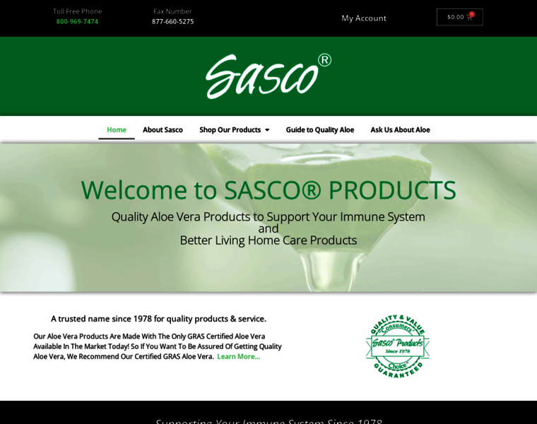 Sascoproducts.com thumbnail