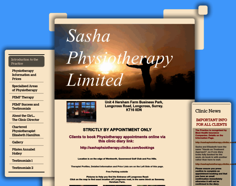 Sasha-physiotherapy.co.uk thumbnail