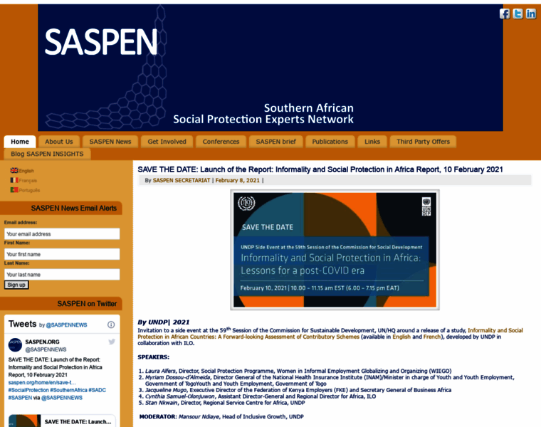 Saspen.org thumbnail