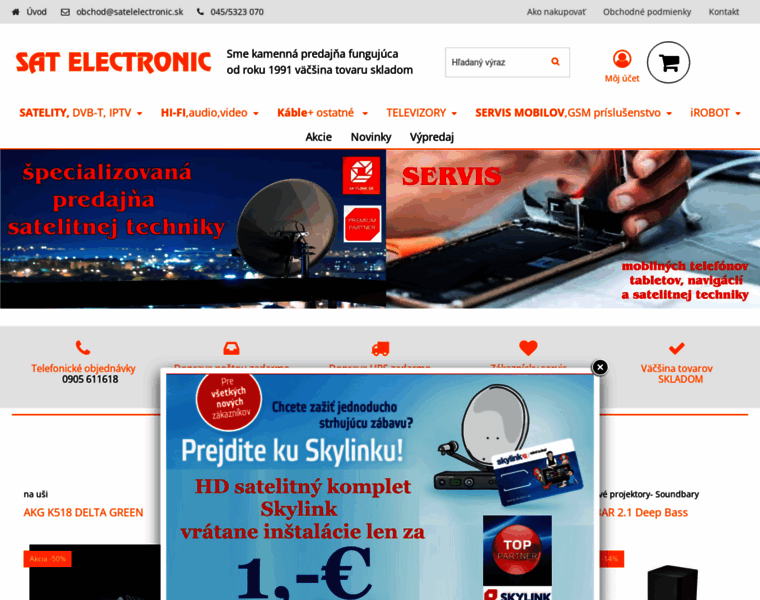 Satelectronic.sk thumbnail