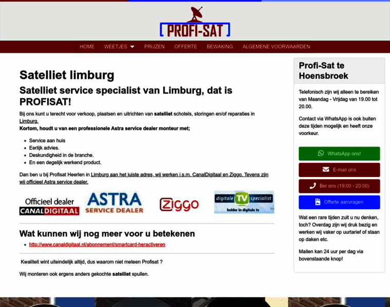 Satelliet-limburg.nl thumbnail