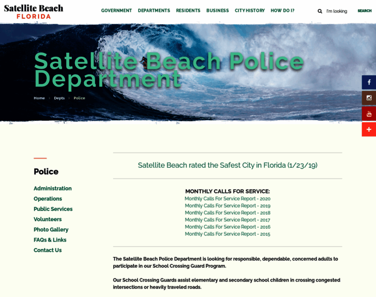 Satellitebeachpolice.org thumbnail