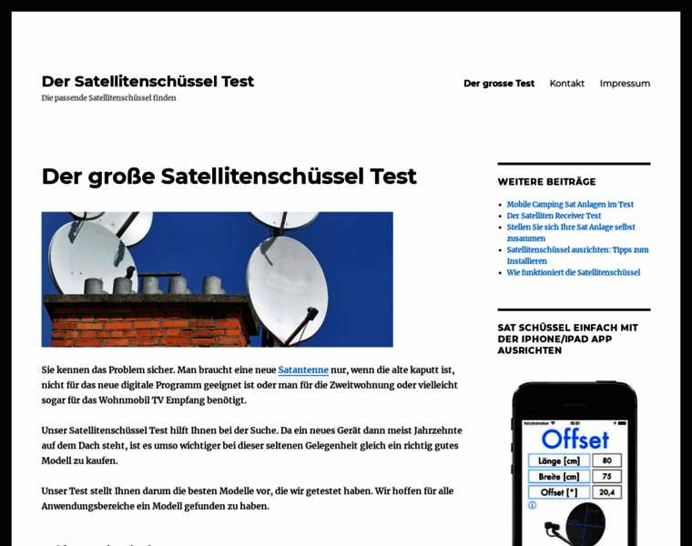 Satellitenschuessel-test.com thumbnail