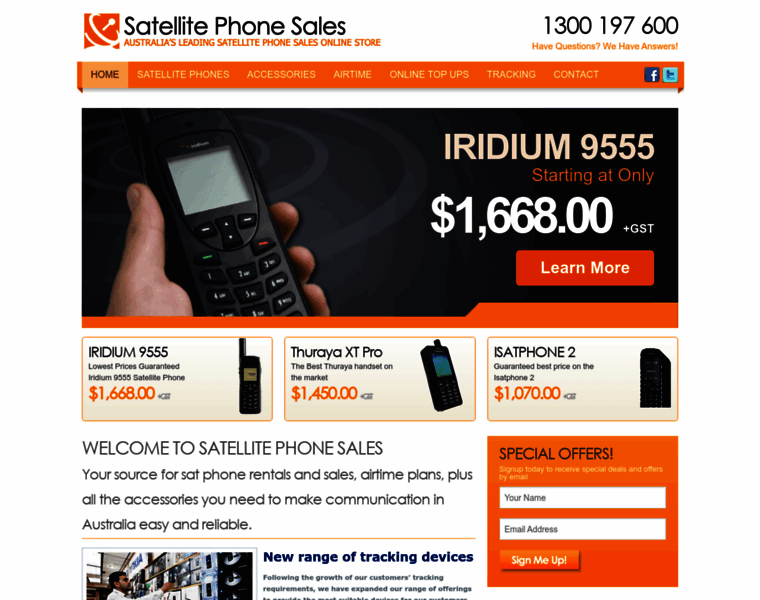 Satellitephonesdirect.com.au thumbnail