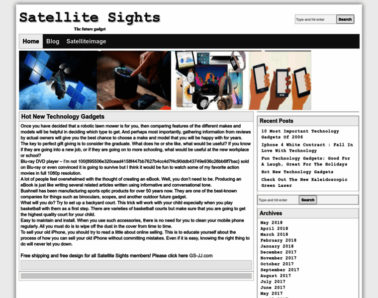 Satellitesights.com thumbnail