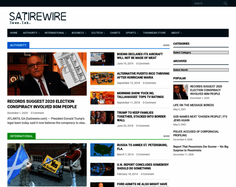 Satirewire.com thumbnail Satirewire.com thumbnail