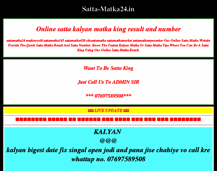 Satta-matka24.in thumbnail Satta-matka24.in thumbnail