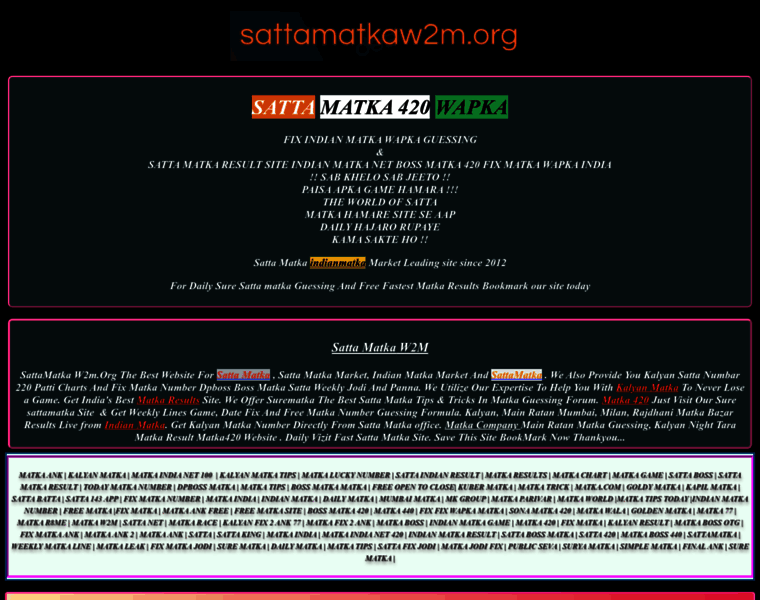 Sattamatkaw2m.org thumbnail Sattamatkaw2m.org thumbnail