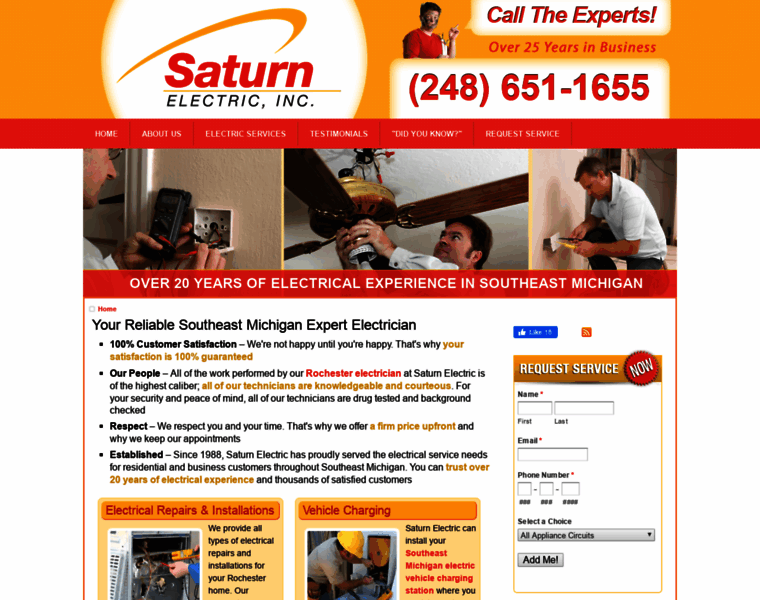 Saturnelectric.net thumbnail