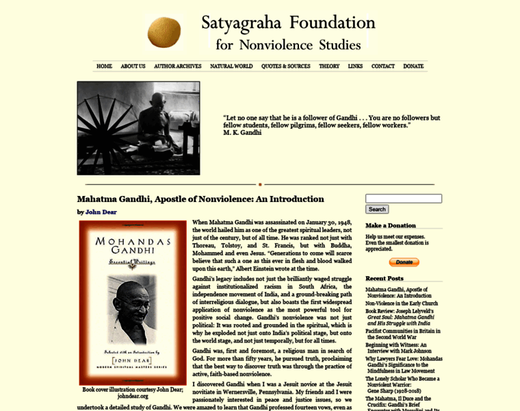 Satyagrahafoundation.org thumbnail