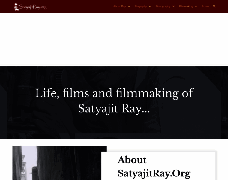 Satyajitray.org thumbnail
