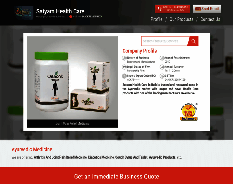 Satyamhealthcare.co.in thumbnail