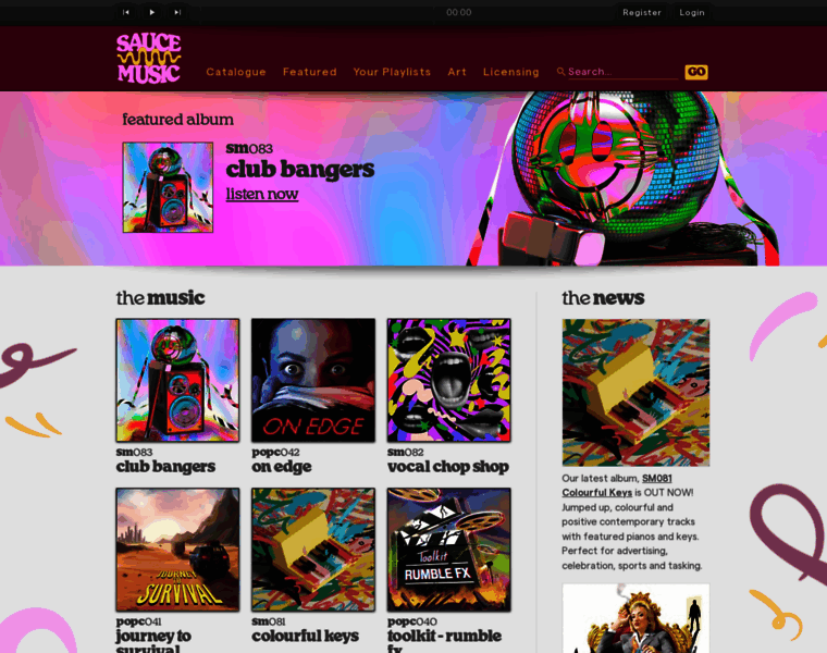 Sauce-music.com thumbnail