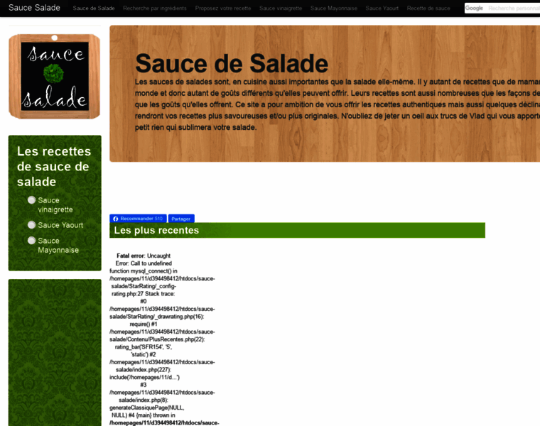 Sauce-salade.com thumbnail