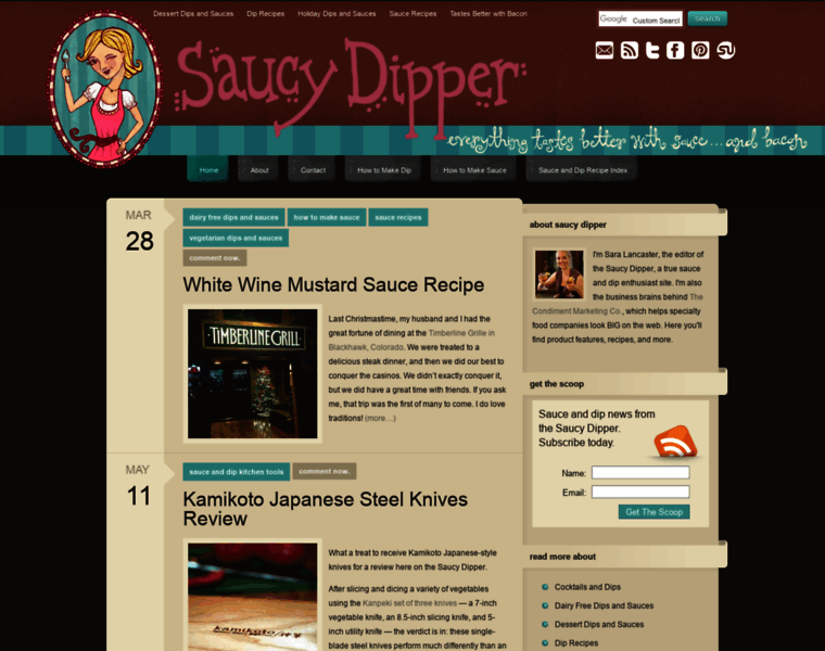 Saucydipper.com thumbnail