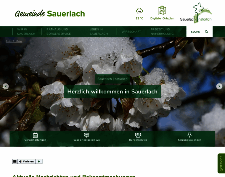 Sauerlach.de thumbnail
