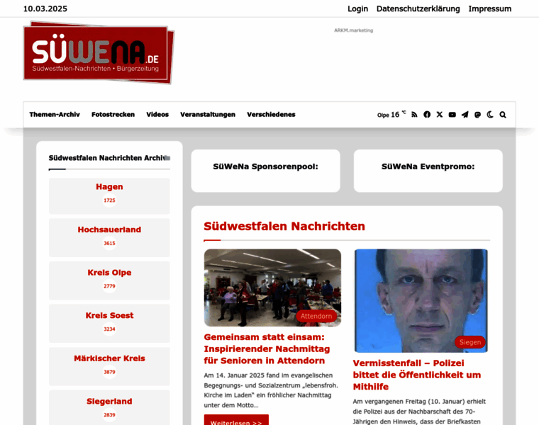 Sauerland-nachrichten.de thumbnail