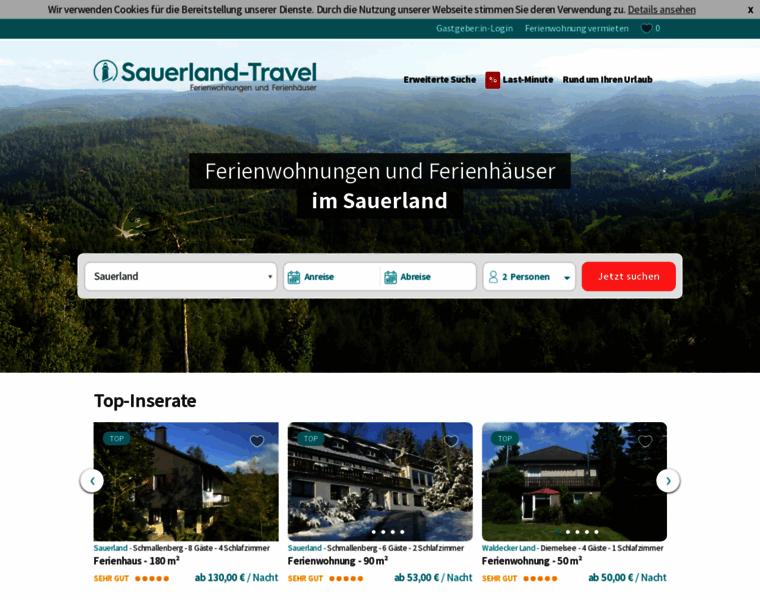 Sauerland-travel.de thumbnail