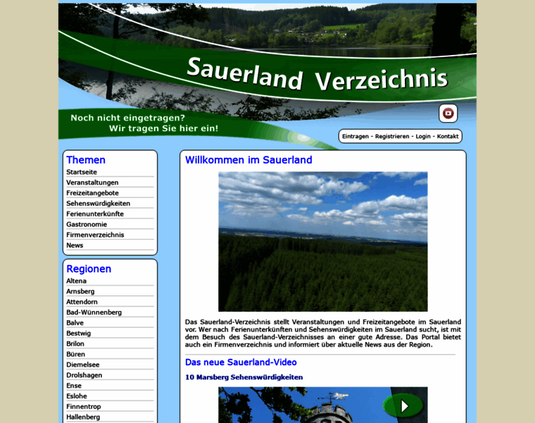 Sauerland-verzeichnis.de thumbnail