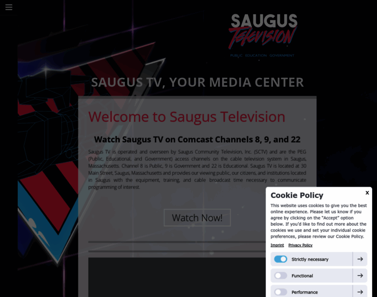 Saugustv.org thumbnail
