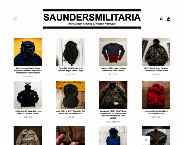 Saundersmilitaria.com thumbnail