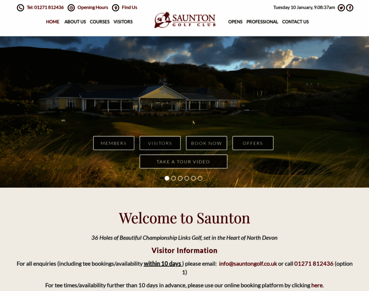 Sauntongolf.co.uk thumbnail