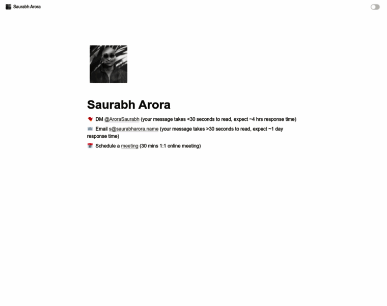 Saurabharora.name thumbnail