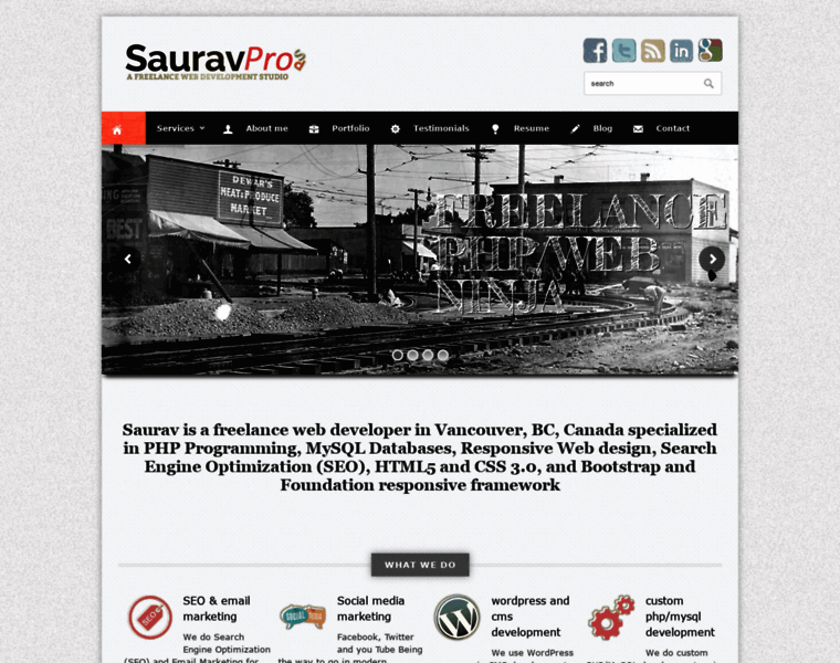 Sauravpro.com thumbnail