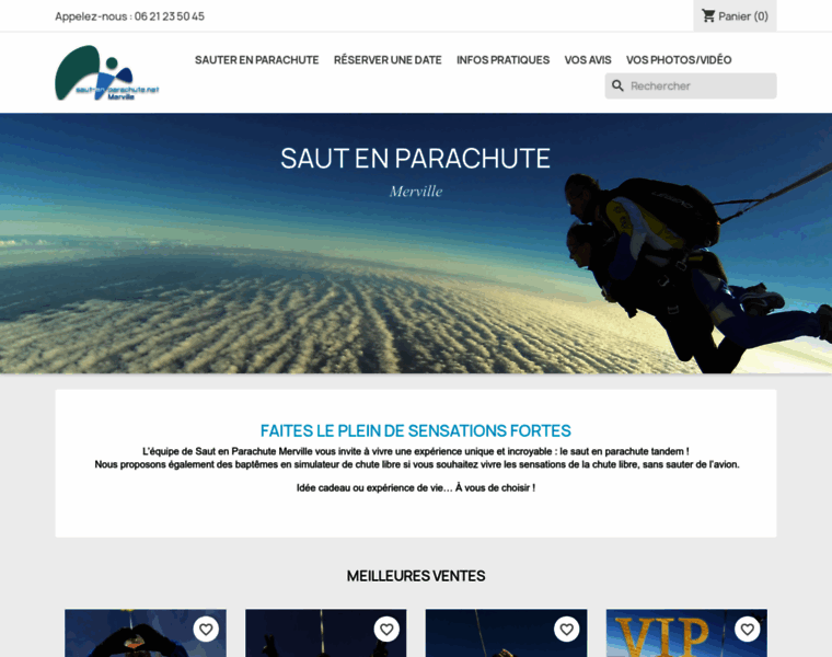 Saut-en-parachute.net thumbnail