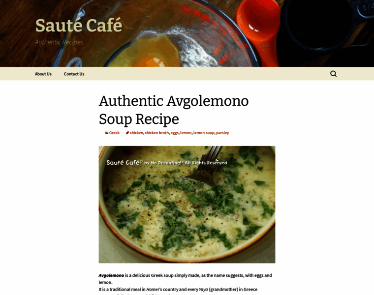 Sautecafe.com thumbnail