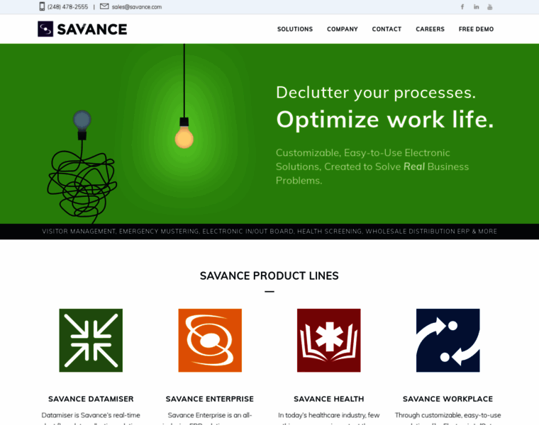 Savance.com thumbnail