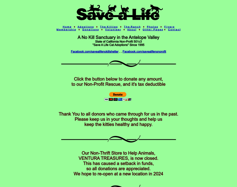 Save-a-life.org thumbnail