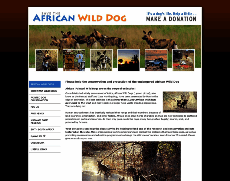 Save-the-african-wild-dog.com thumbnail