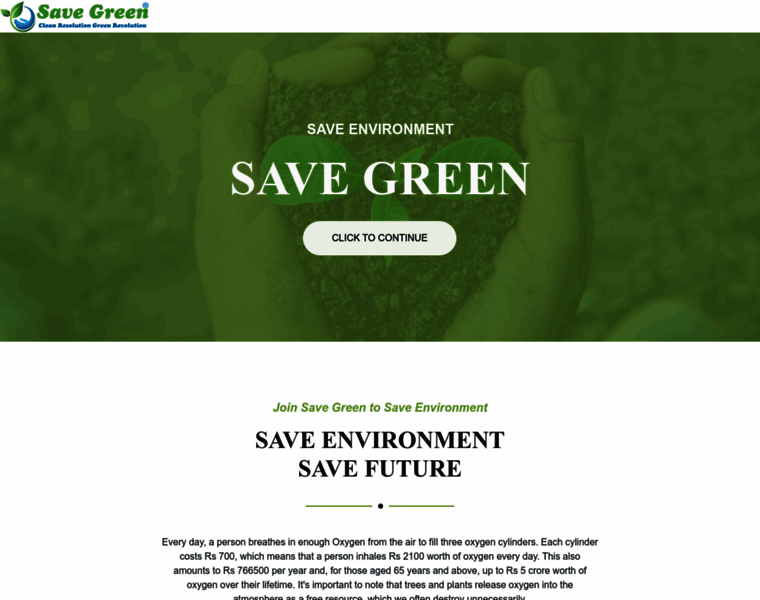 Savegreen.in thumbnail