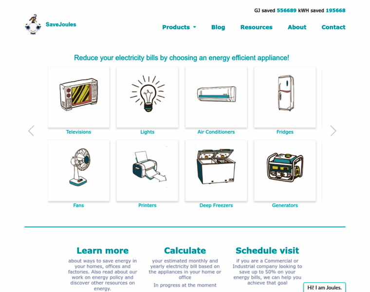 Savejoules.com thumbnail