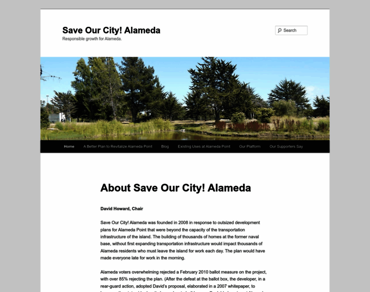 Saveourcityalameda.org thumbnail