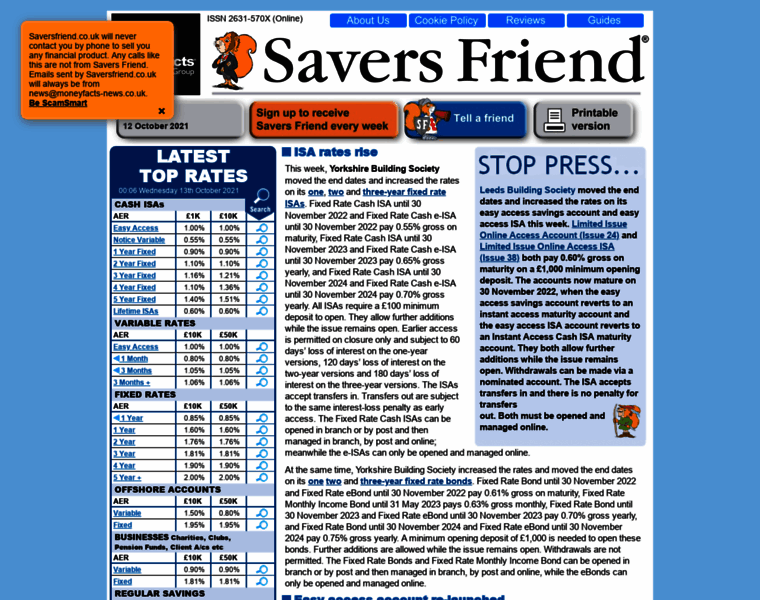 Saversfriend.co.uk thumbnail