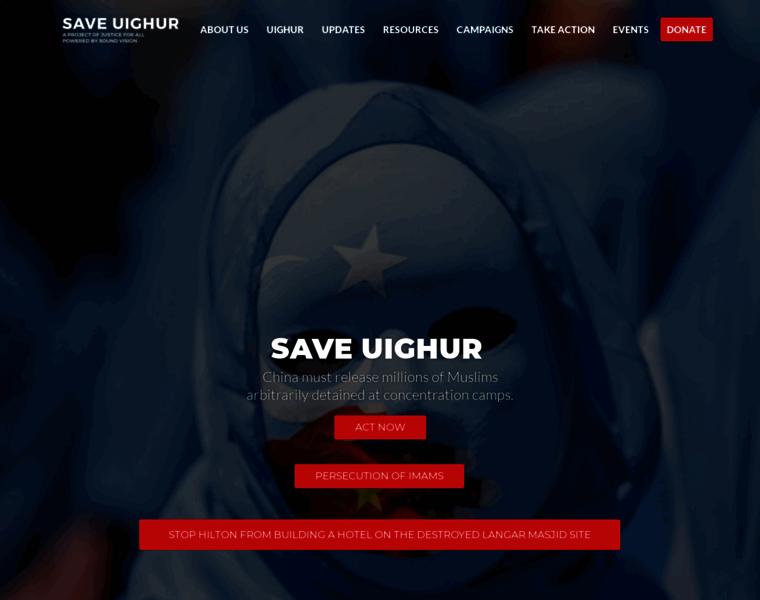 Saveuighur.org thumbnail