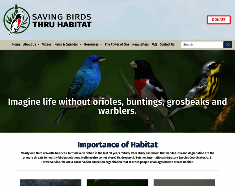 Savingbirds.org thumbnail